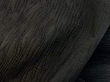 Load image into Gallery viewer, #1552 Jet Black Issey Crinkle 100% Polyester Remnants