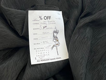 Load image into Gallery viewer, #1753 Jet Black Issey Crinkle 100% Polyester Remnant