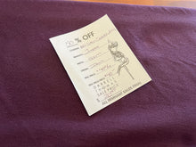 Load image into Gallery viewer, #1272 Plum 100% Cotton Sweat shirting Remnant