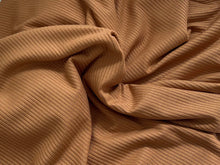 Load image into Gallery viewer, #1656 Matte Pumpkin 68% Bamboo 28% cotton 4% spandex rib knit Remnant
