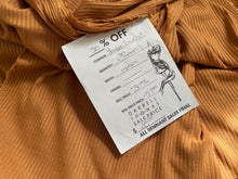 Load image into Gallery viewer, #1656 Matte Pumpkin 68% Bamboo 28% cotton 4% spandex rib knit Remnant