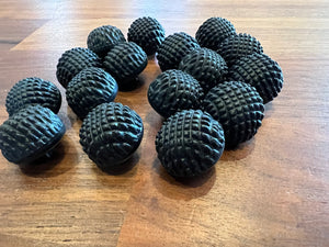 Midnight Navy 3/4" Dome Plastic Button Blowout    Price for 12 buttons