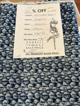 Load image into Gallery viewer, #1294 Italian Lightweight patterned Denim 100% Cotton Remannt