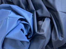Load image into Gallery viewer, #1845 Reversible Shades of Blue Italian 100% Cotton Shirting Remnant