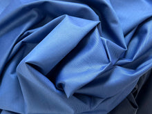 Load image into Gallery viewer, #1845 Reversible Shades of Blue Italian 100% Cotton Shirting Remnant