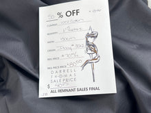 Load image into Gallery viewer, #1846 Black Italian 100% Cotton Shirting Remnant