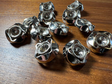 Load image into Gallery viewer, Silver Starburst 3/4&quot; Metal Button Blowout    Price for 12 buttons