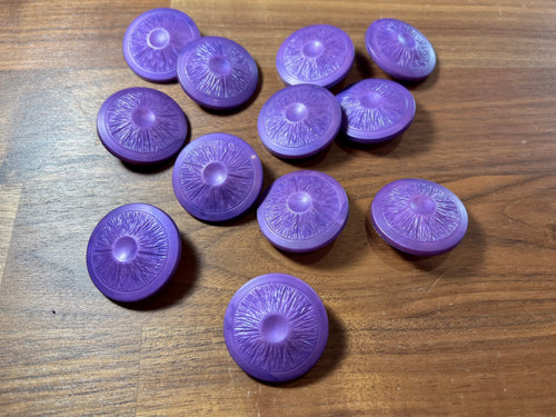 Violet Vintage Coat Button Blowout    Price for 12 buttons