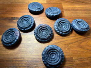 Metal Blue Vintage Coat Button Blowout    Price for 8 Buttons