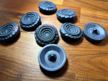 Load image into Gallery viewer, Metal Blue Vintage Coat Button Blowout    Price for 8 Buttons