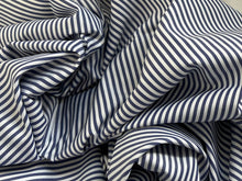 Load image into Gallery viewer, #1860 Muted Purple Stripe Italian 100% Cotton Shirting Remnant