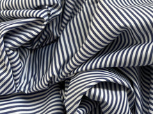 Load image into Gallery viewer, #1860 Muted Purple Stripe Italian 100% Cotton Shirting Remnant
