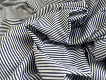 Load image into Gallery viewer, #1860 Muted Purple Stripe Italian 100% Cotton Shirting Remnant