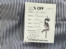 Load image into Gallery viewer, #1860 Muted Purple Stripe Italian 100% Cotton Shirting Remnant