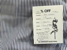 Load image into Gallery viewer, #1861 Faded Purple Stripe Italian 100% Cotton Shirting Remnant