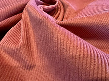Load image into Gallery viewer, Rosewood Wide Wale Corduroy 98% Cotton 2% Spandex.    1/4 Metre Price