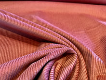 Load image into Gallery viewer, Rosewood Wide Wale Corduroy 98% Cotton 2% Spandex.    1/4 Metre Price