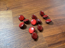 Load image into Gallery viewer, Cinnamon 1/2&quot; Pearlized Plastic Button Blowout    Price for 12 buttons