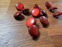 Load image into Gallery viewer, Cinnamon 1/2&quot; Pearlized Plastic Button Blowout    Price for 12 buttons
