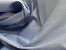 Load image into Gallery viewer, #1870 Oxford Blue Italian 100% Cotton Shirting Remnant