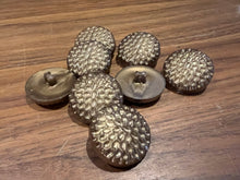 Load image into Gallery viewer, Vintage Gold Plastic Starburst Button Blowout    Price for 8 buttons