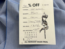 Load image into Gallery viewer, #1870 Oxford Blue Italian 100% Cotton Shirting Remnant