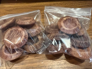 Rose Textured Vintage Coat Button Blowout    Price for 8 Buttons