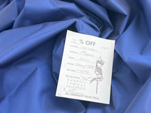 Load image into Gallery viewer, #1871 Royal Blue Italian 100% Cotton Shirting Remnant