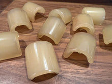 Load image into Gallery viewer, Vintage Tan Domed Plastic Button Blowout    Price for 10 buttons