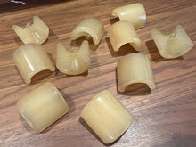 Load image into Gallery viewer, Vintage Tan Domed Plastic Button Blowout    Price for 10 buttons