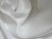 Load image into Gallery viewer, #1873  White Pique Italian 100% Cotton Shirting Remnant