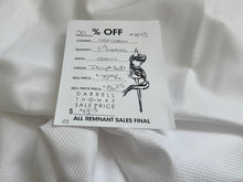 Load image into Gallery viewer, #1873  White Pique Italian 100% Cotton Shirting Remnant