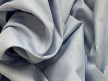 Load image into Gallery viewer, #1874  Baby Blue Mircro Squares Italian 100% Cotton Shirting Remnant