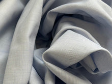 Load image into Gallery viewer, #1874  Baby Blue Mircro Squares Italian 100% Cotton Shirting Remnant