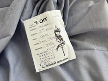 Load image into Gallery viewer, #1875  Perriwinkle Mircro Squares Italian 100% Cotton Shirting Remnant