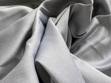 Load image into Gallery viewer, #1877 Silver Grey Italian 100% Cotton Shirting Remnant