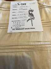 Load image into Gallery viewer, #1518 Pale Gold Pintuck 100% Silk Dupioni Remnant