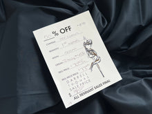 Load image into Gallery viewer, #1878 Midnight Navy Italian 100% Cotton Shirting Remnant