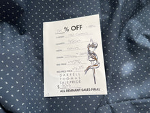 Load image into Gallery viewer, #1886 Navy Blue Mini Paisley Italian 100% Cotton Shirting Remnant