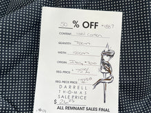 Load image into Gallery viewer, #1887 Black Mini Dot Italian 100% Cotton Shirting Remnant