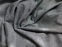 Load image into Gallery viewer, #1890 Blue &amp; Grey Fleck Italian 100% Cotton Knit Remnant