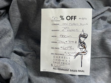 Load image into Gallery viewer, #1891 Black &amp; Grey Fleck Italian 100% Cotton Knit Remnant