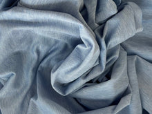 Load image into Gallery viewer, #1892 Blue &amp; White Fleck Italian 100% Cotton Knit Remnant