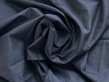 Load image into Gallery viewer, #1893 Metal Blue Italian 100% Cotton Shirting Remnant