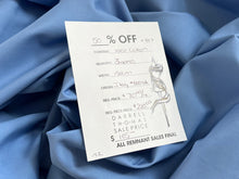 Load image into Gallery viewer, #1897 Airforce Blue Italian 100% Cotton Shirting Remnant