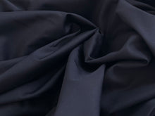 Load image into Gallery viewer, #1903 Midnight Navy Italian 100% Cotton Shirting Remnants 3x Available
