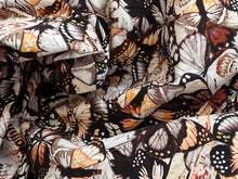 Load image into Gallery viewer, #1905 Butterflies in Flight Digital Printed Italian 100% Cotton Shirting Remnants 2x Available