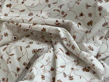 Load image into Gallery viewer, #1906 Natural Vines Digital Printed Italian 100% Cotton Shirting Remnant