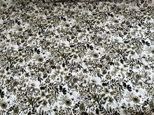 Load image into Gallery viewer, #1916 Earth tone Botanical Digital Printed Italian 100% Cotton Shirting Remnant