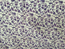 Load image into Gallery viewer, #1917 Purple Baroque Digital Printed Italian 100% Cotton Shirting Remnant